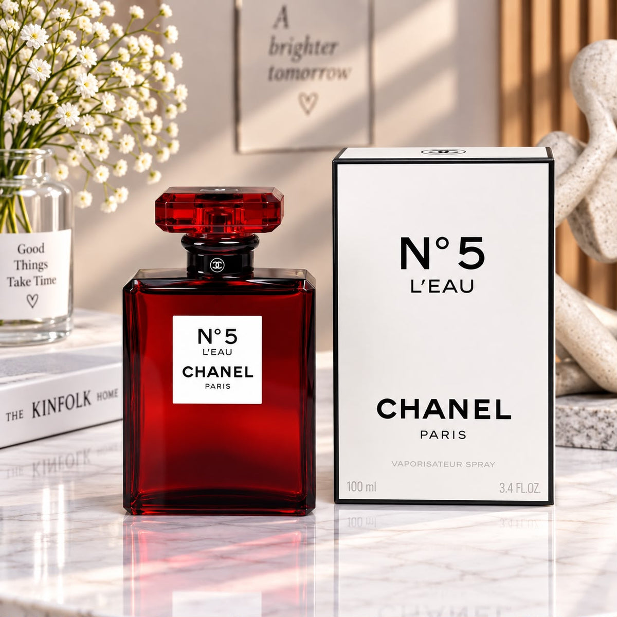Edition Chanel Light Red No. 5 Water Christmas Limited Edition 100ml L'eau