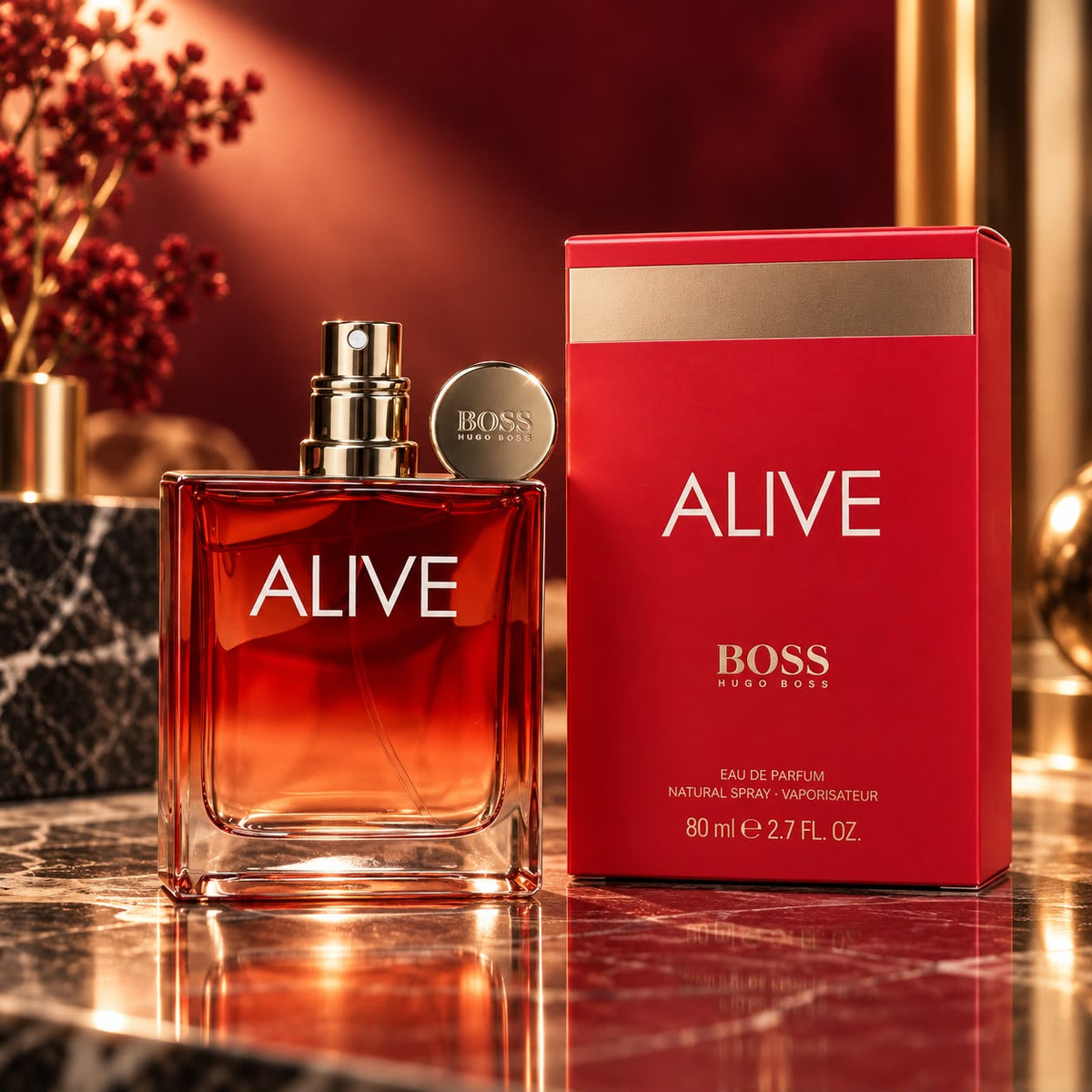 Hugo Boss Dynamic Unlimited Ladies Rich Perfume 100ml Alive Inte