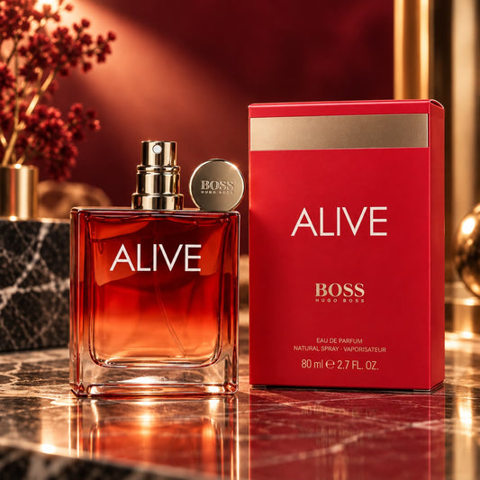 Hugo Boss Dynamic Unlimited Ladies Rich Perfume 100ml Alive Inte