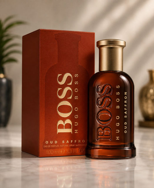 Hugo Boss Bottled Oud Saffron Edp For Men 100Ml