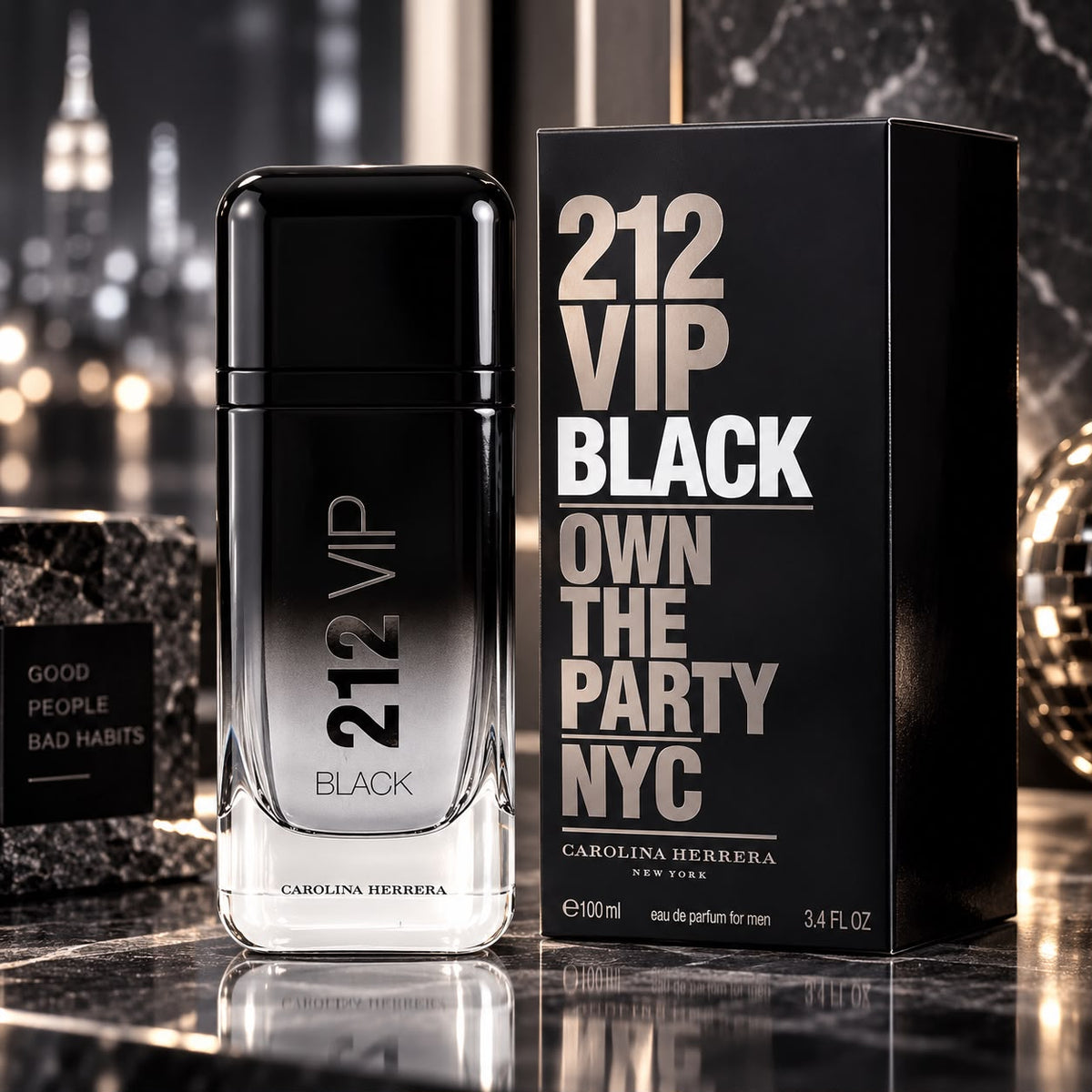 Carolina Herrera 212 Vip Black Edp 100ML