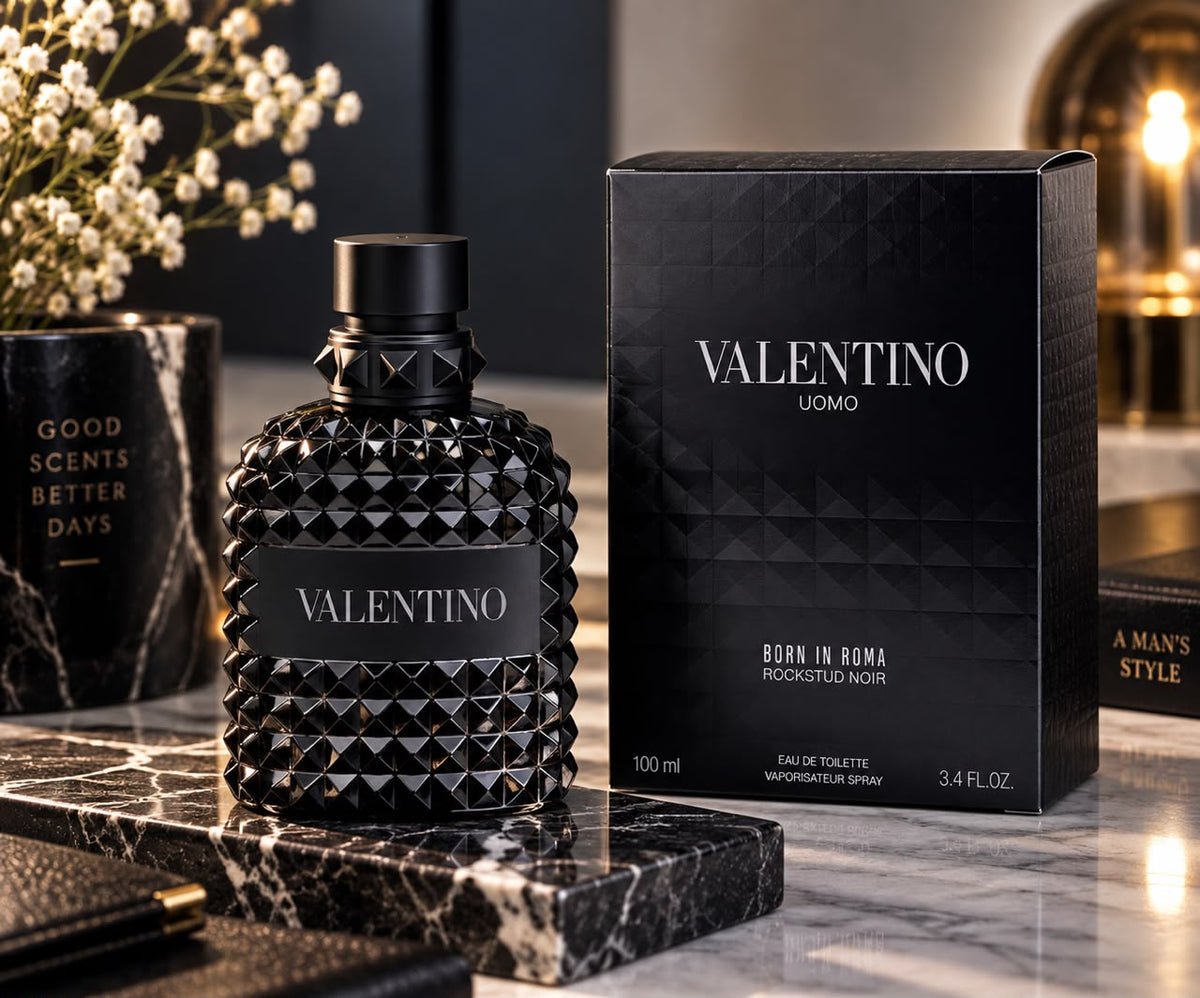 VALENTINO Roman Men Black riveted Edition 100ml