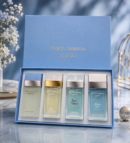 DOLCE AND GABBANA 4 IN 1 GIFT SET 4 × 30ML
