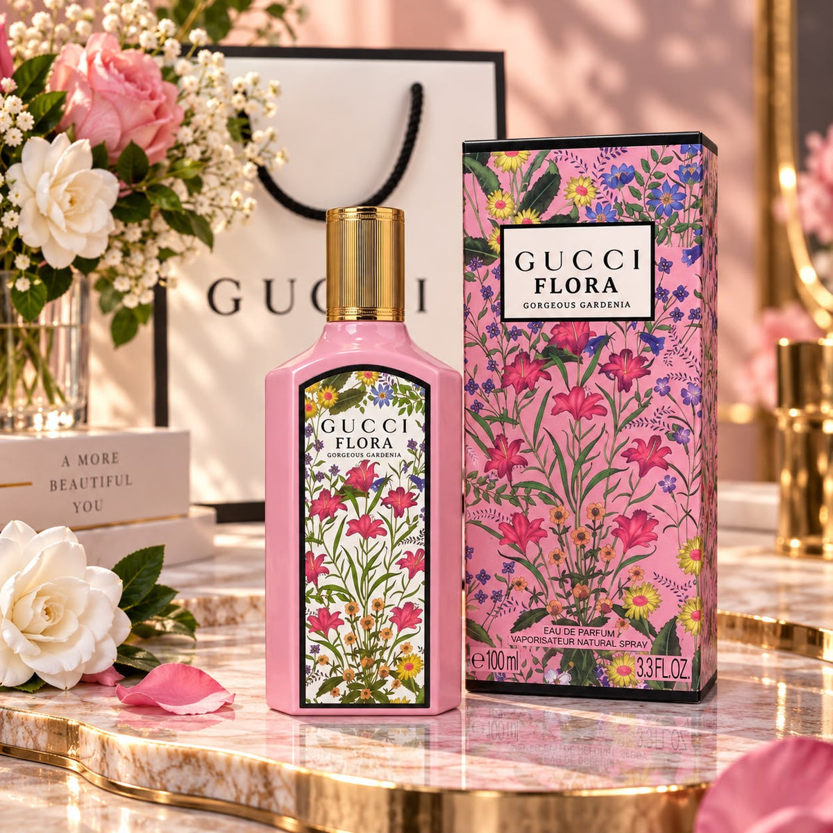 Gucci 2021 new Dream Gardenia Limited Edition Women's Perfume Flora Lasting Fragrance 100ml