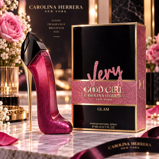 Carolina Helera very good girls Purple high Heels Glam EDP85ml