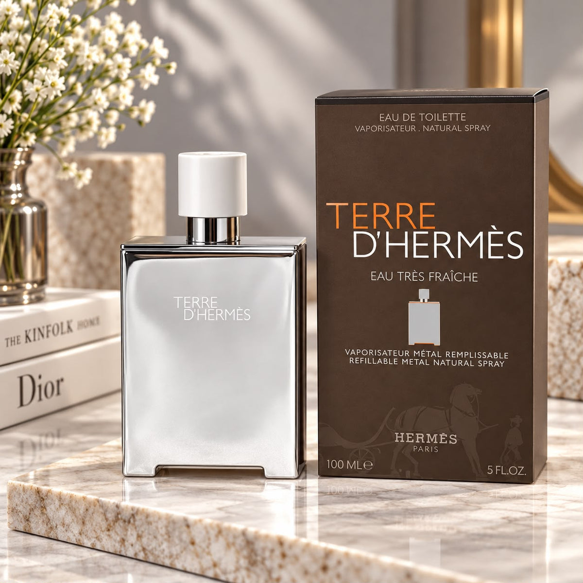 Hermes Silver Earth Limited Edition Silver Perfume 100ml