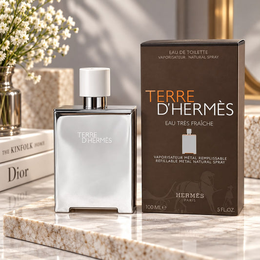 Hermes Silver Earth Limited Edition Silver Perfume 100ml
