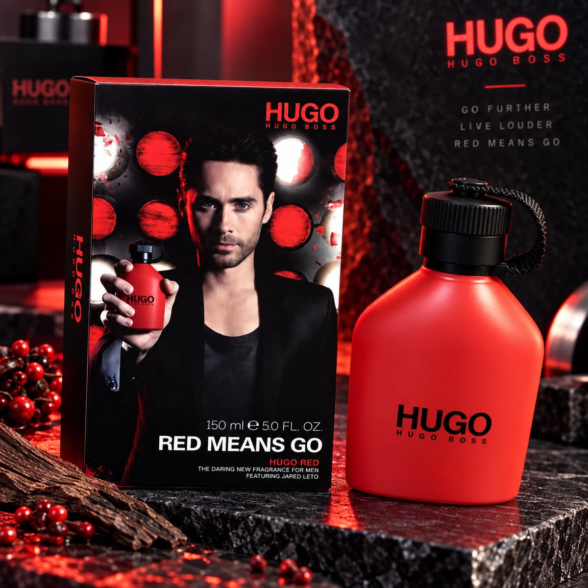 Hugo Boss Hugo Boss Red Extreme Bright Red Bols Red for Men 150ml